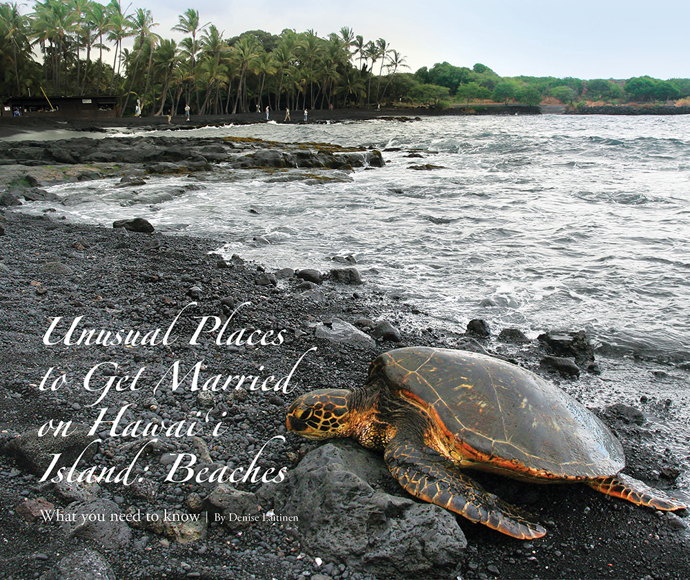 get married on Hawaii Island beaches