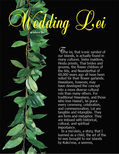 wedding-lei