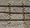 Early nineteenth century tapa cloth from Rarotonga (Cook Islands).