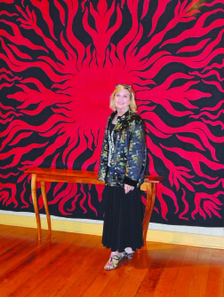 Director Mollie Hustace is an Art History teacher at HPA and great supporter of exceptional art, past and present. photo by Catherine Tarleton 