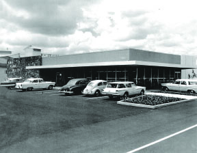 HPM 3rd Hilo Store circa 1961 after rebuilding twice due to Tsunami devestation in 1946 and 1960