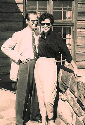 Timberline – The honeymooners, Lee and Dolly arrive at Timberline Lodge.