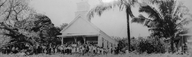 Pu‘ula Hawaiian Church, dedicated March 19, 1919 with Rev. Ernest K Richardson as pastor.