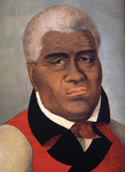 One of the few paintings made of Kamehameha while he was alive, and reportedly his favourite. Public Domain
