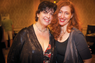 English jazz artist Liane Carroll and Waimea director and actress Beth Dunnington. ©Jonathan Rawle