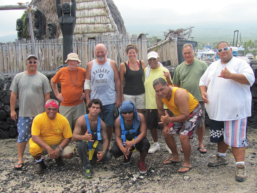 2013 Volunteers help to restore and maintain Ahu‘ena.