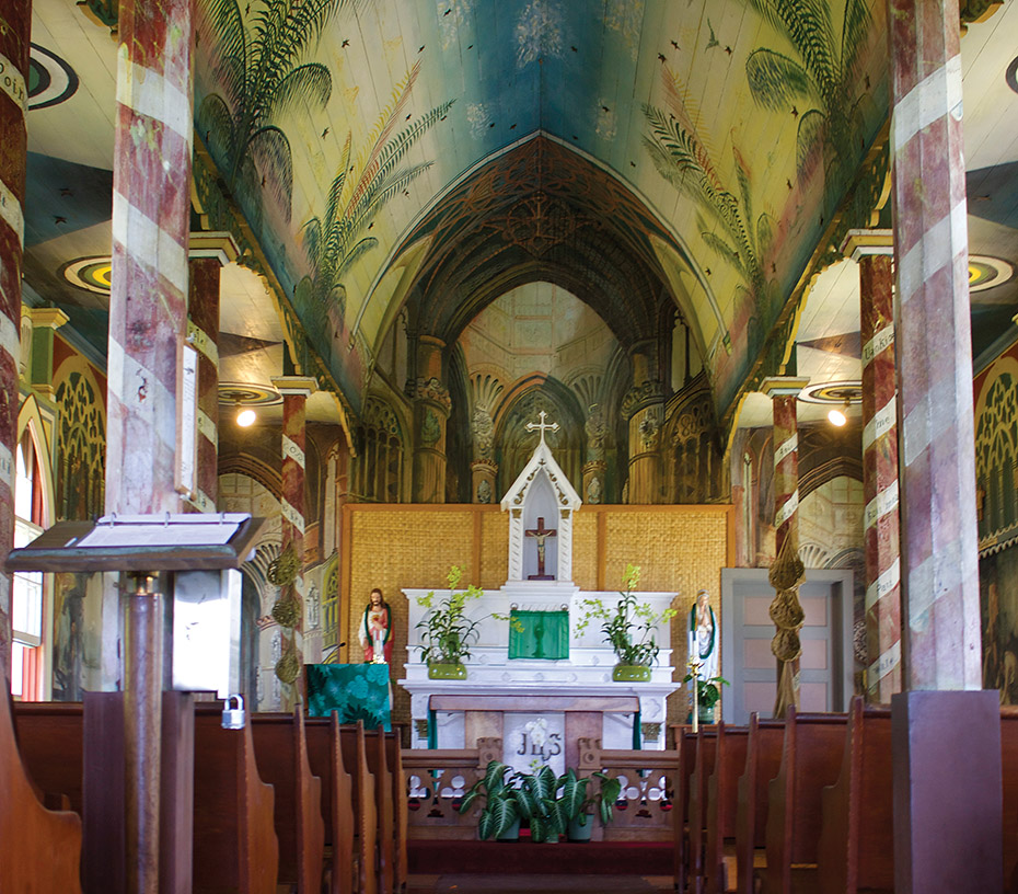 The altar at St. Benedict’s Church.