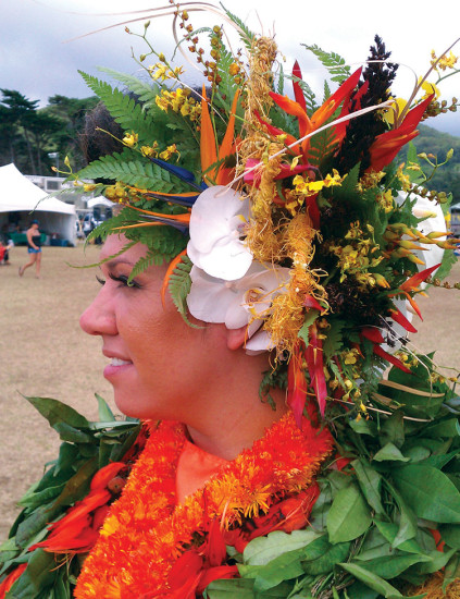 Misty White, first place Pā‘ū winner in Waimea