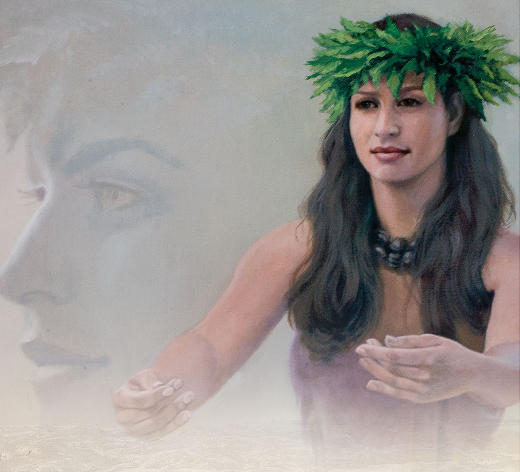 “Spirit of Pomai”–Pomaikai embodies the natural grace of Hawai‘i’s people, as a dancer and with her innate spirit of Aloha.