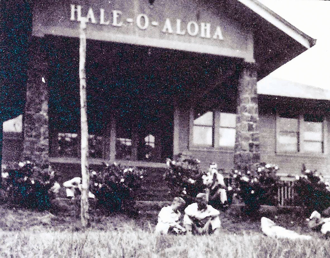 Hale-O-Aloha, the centerpiece of the Hawai‘i YMCA’s mountain camp.
