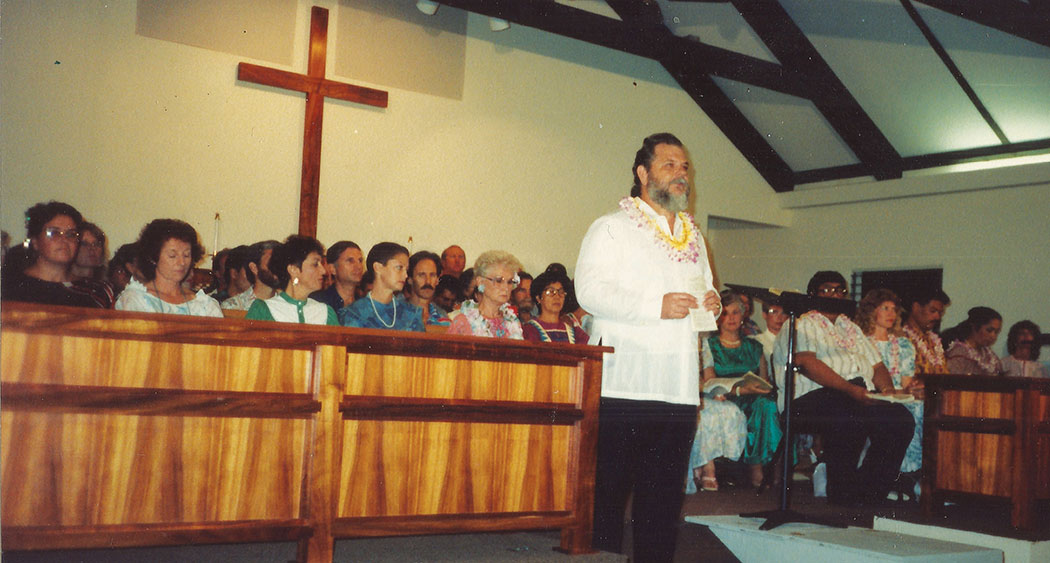 Kona Community Chorus Concert, Dec. 21, 1990, the year it was founded.