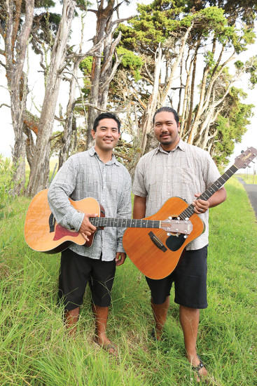 Mark with his musical partner Bulla Kanekoa. photo courtesy of Mark Saito