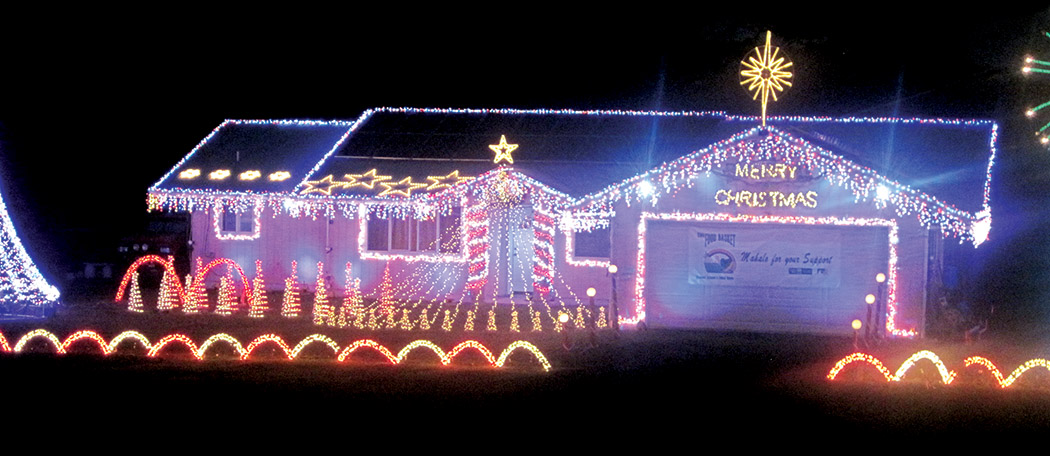 One of Stanward's Puna Lights displays in 2012. It has since evolved and grown in size. photo courtesy of Puna Lights