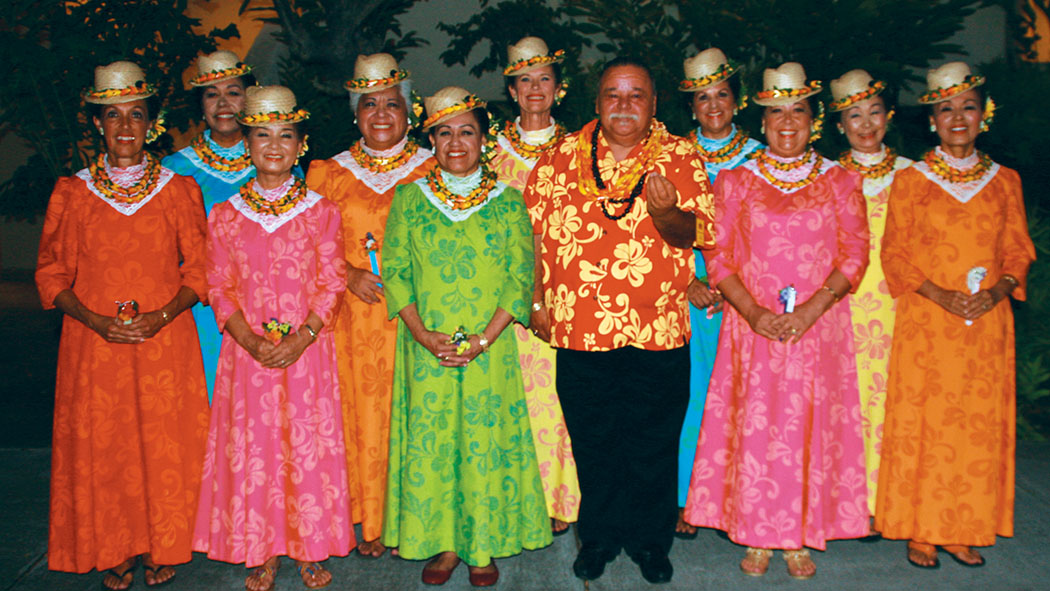 Halau Hula Na Pua U’i o Hawai’i, 2012 Kūpuna Hula Festival, Kailua-Kona.
