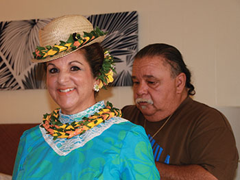 Gayle Greco and Kumu Etua.