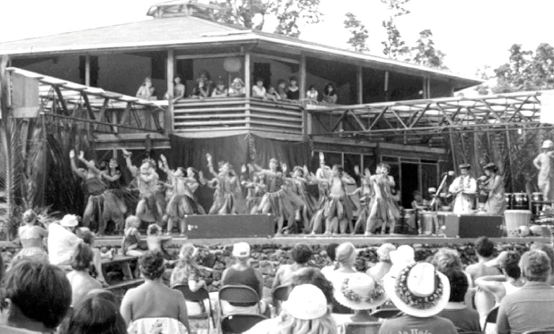 Intercultural Dance Fest at the 1982 Kalani Grand Opening reported as “The best party ever in Puna.