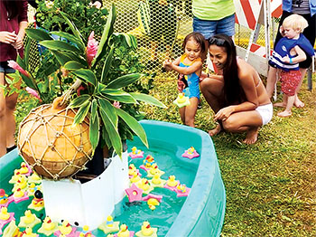 A special fishing pond for toddlers. photo courtesy of ‘O Ka‘ū Kākou