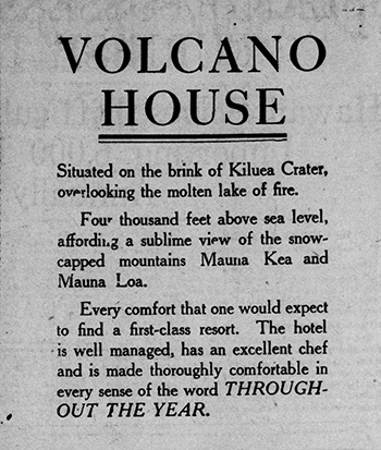 volcano-house-reincarnate-2 Ad in "The San Francisco Call," August 14, 1912. public domain photo on wikipedia.com