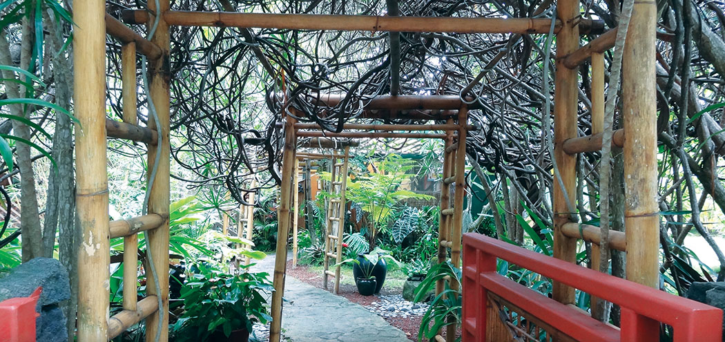 Entrance to Paleaku Gardens Peace Sanctuary
