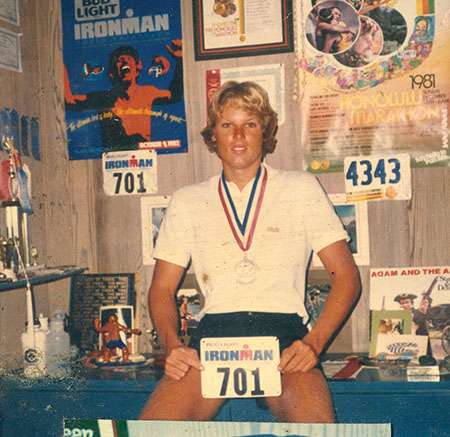 1988 Tinman Triathalon, 2nd place-Men 19 and under.