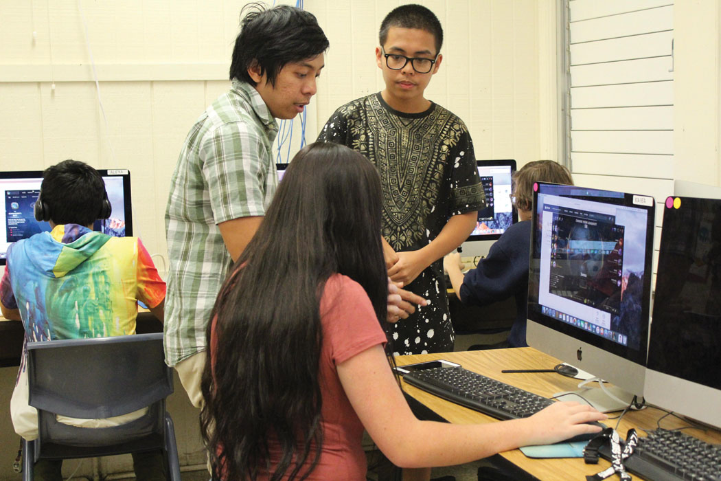 In addition to an extensive athletics program, today’s HHIS students also train in competitive eSports in the computer lab. photo courtesy HHIS