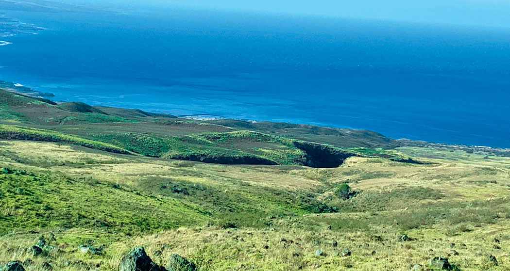 Kawaihae ahupua‘a from the mountain top. photo courtesy of Diane Kaneali‘i