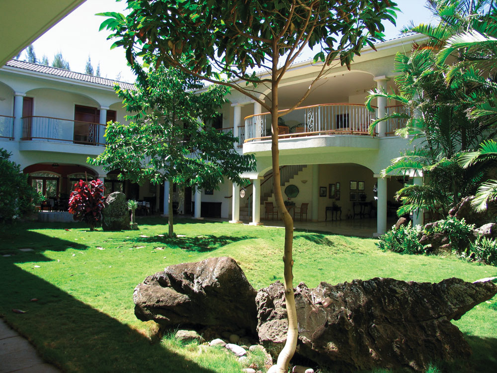 The Hawai‘i Island Retreat, as the lodge is also known, is a true sanctuary with spa features.