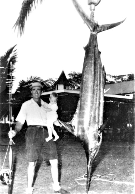 George Parker with son, then two-year-old Marlin Parker. 