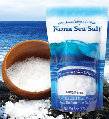 Sea salt is lower in sodium and has added nutrients. photo courtesy Mera Pharmaceuticals