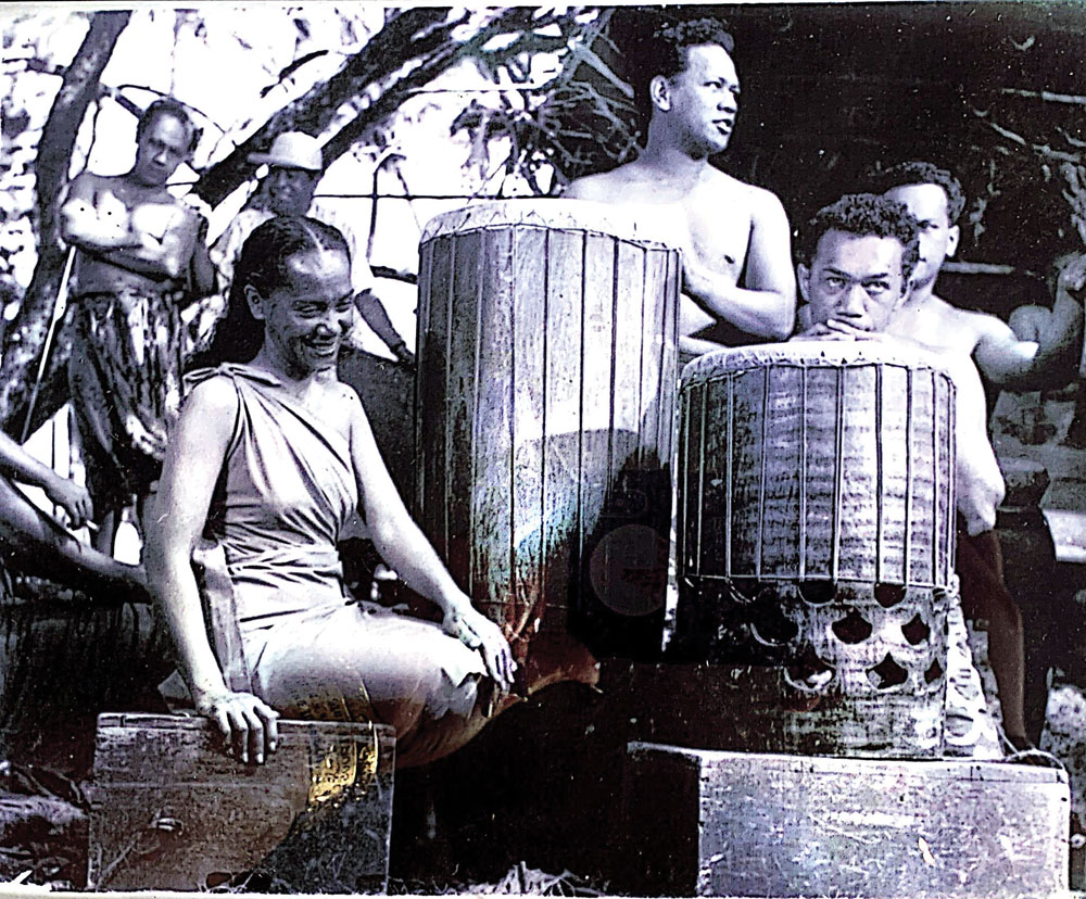 ‘Iolani Luahine appeared in the 1951 film “Bird of Paradise” alongside Kumu Hula Iwalani Kalima’s father. photo courtesy of Kumu Hula Iwalani Kalima