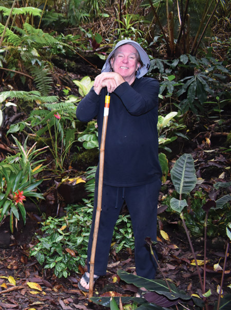 Kelly Dunn reconnects the public with nature while wowing them along the way on sanctuary visits through Painted Trees of Hawaii’s Cloud Forest Walking Tours.